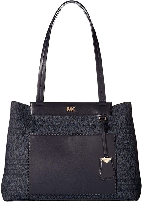 michael michael kors meredith medium east west bonded tote